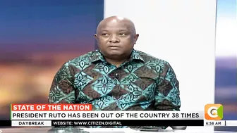 Senator Osotsi: It is not necessary for President Ruto to travel to every country