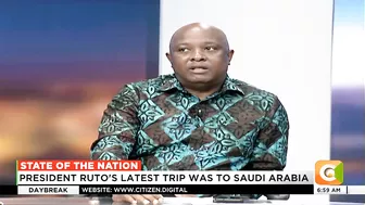 Senator Osotsi: It is not necessary for President Ruto to travel to every country