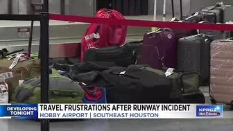 Travel frustrations after runway incident at Hobby Airport