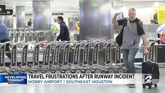 Travel frustrations after runway incident at Hobby Airport