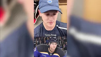 Blues players evaluate their NHL 24 character models