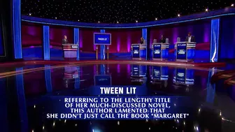 Tween Lit | Final Jeopardy! | Celebrity Jeopardy!