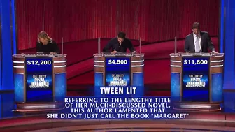 Tween Lit | Final Jeopardy! | Celebrity Jeopardy!