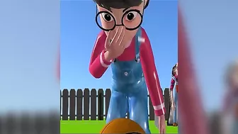 Scary Teacher 3D vs Squid Game Secret Challenge In Colorful Balloon Miss T vs Neighbor Loser #shorts