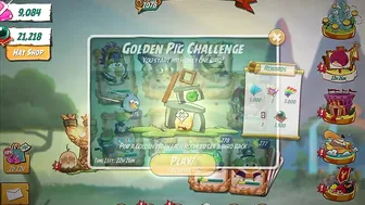 Angry Birds 2 Golden Pig Challenge 8 Rooms (Blues)