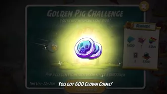 Angry Birds 2 Golden Pig Challenge 8 Rooms (Blues)