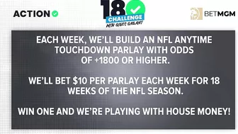 Turn $10 into $180 with this SPORTS BETTING CHALLENGE! Bet this NFL Parlay! NFL Week 8 Parlay Picks!