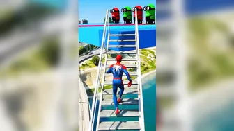 GTA 5 Epic Ragdolls/Spiderman Funny Compilation #999 (GTA5, Euphoria Physics, Funny Moments) #shorts