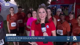 People support public education in Palm Beach County in 5K