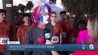 People support public education in Palm Beach County in 5K