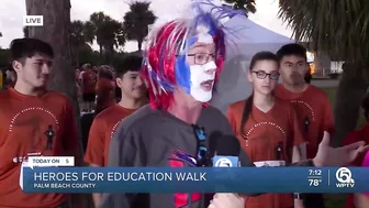 People support public education in Palm Beach County in 5K