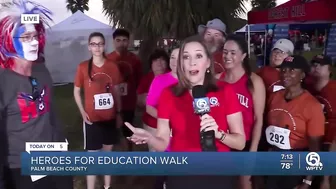 People support public education in Palm Beach County in 5K