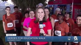 People support public education in Palm Beach County in 5K