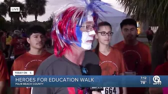 People support public education in Palm Beach County in 5K