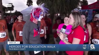 People support public education in Palm Beach County in 5K