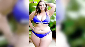 Sofia's Yoga Journey: Plus-Size Beauty in Bikini Undergarments | Part 01