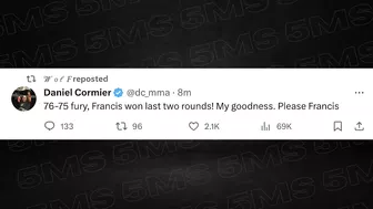 CELEBRITIES AND INFLUENCERS RESPOND TO TYSON FURY VS FRANCIS NGANNOU