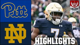 Pittsburgh Panthers vs. Notre Dame Fighting Irish | Full Game Highlights