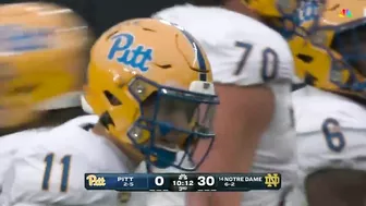 Pittsburgh Panthers vs. Notre Dame Fighting Irish | Full Game Highlights