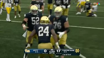 Pittsburgh Panthers vs. Notre Dame Fighting Irish | Full Game Highlights