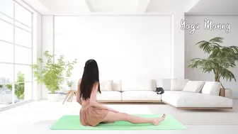 Quick 1-Minute Morning Yoga: 3 Effective Back Stretching Exercises with Yoga Monny!