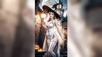 [4K] 할로윈 언더웨어 룩북 Halloween Lookbook#ai #lookbook #aiart #halloweencostume#lingerie