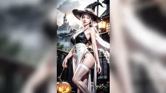 [4K] 할로윈 언더웨어 룩북 Halloween Lookbook#ai #lookbook #aiart #halloweencostume#lingerie