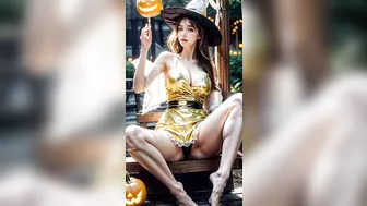 [4K] 할로윈 언더웨어 룩북 Halloween Lookbook#ai #lookbook #aiart #halloweencostume#lingerie