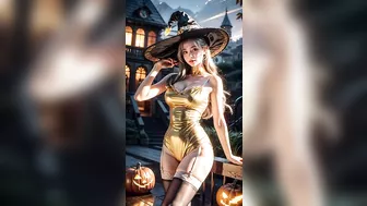 [4K] 할로윈 언더웨어 룩북 Halloween Lookbook#ai #lookbook #aiart #halloweencostume#lingerie