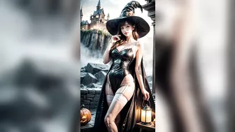 [4K] 할로윈 언더웨어 룩북 Halloween Lookbook#ai #lookbook #aiart #halloweencostume#lingerie