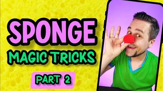 SPONGE MAGIC TRICKS ???????? Compilation of my Shorts ???? Part 2