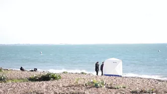 Southsea beach cordoned off after body found on shore