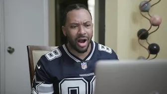 Cowboys Fans During the Rams Game