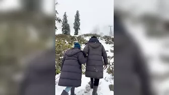 Fell in love with you ???? #travel #trending #gulmargkashmir #viral #anjithkavya #couplegoals #love