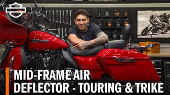 Harley-Davidson Mid-Frame Air Deflectors for Touring & Trike Models Overview