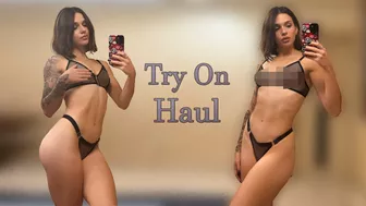 See through lingerie try on | Transparent lingerie Try on Haul