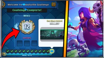 12-0 WELCOME TO GHOULSVILLE CHALLENGE | CLASH ROYALE | BEST GHOULSVILLE DECK!