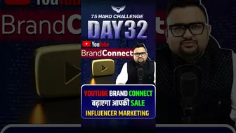 Youtube Brand Connect बढ़ाएगा आपकी Sale ???? | 75 Hard Challenge | #rahulmalodia #influencermarketing