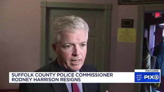 Suffolk County Police Commissioner Rodney Harrison, stepping down after Gilgo Beach arrest