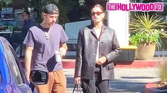 Justin & Hailey Bieber Seem Concerned About Selena Gomez Deleting Her Instagram While Leaving Lunch