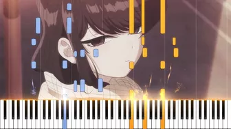 To My First Friend - Komi Can't Communicate OST Piano Cover | Sheet Music [4K]