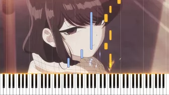 To My First Friend - Komi Can't Communicate OST Piano Cover | Sheet Music [4K]