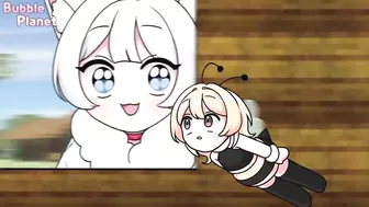 a captured honeybee | Minecraft anime