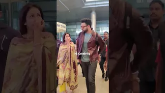 celebrity couples | lavanya tripathi and varun tej entry at airport