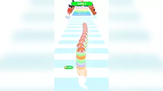 Cone Ice Cream???? Stack Run Level-2 #ytshorts #games #trending