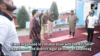 J&K: Free medical camp and yoga training organised for prisoners at Anantnag District Jail