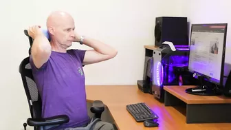 How To Fix Posture & Neck Pain Using A Chair Headrest