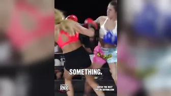 Lingerie Model VS Country Girl boxing like Hagler VS Hearns