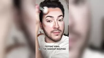 I TRIED *THAT* VIRAL TIK TOK MAKEUP ROUTINE #makeup #tiktok