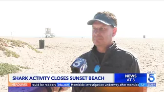 Shark activity closes stretch of Huntington Beach coastline